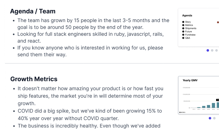 Videos submitted to Recap get automatic chapter summaries.