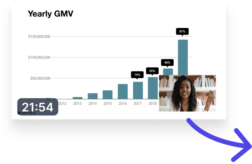 An example video getting converted to a Recap document with an outline.
